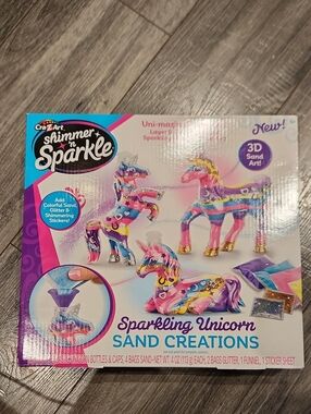 NWT Cra-Z-Art Shimmer 'N Sparkle 3D Unicorn Sand Art